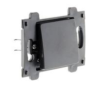 Zenitech - Interrupteur Va et Vient 10A Bornes Auto - Composable pour Appareillage Électrique - Certifié NF et CE - Installation Facile avec Vis et Griffes - Noir