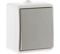 Va et vient IP54 - Gris clair - Zenitech