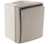 Zenitech Interrupteur va-et-vient Orok IP55 Gris