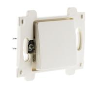 Zenitech - Interrupteur Va & Vient Venus 10A - Bornes Automatiques - Facile à Installer avec Vis et Griffes - Certifié NF et CE - Blanc