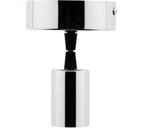 Zenitech - Kit de suspension luminaire métal avec cordon textile Chrome - Elexity Gris G