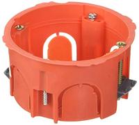 Zenitech - Lot 5 boîtes placo Ø65x40mm appareillage vis et griffes - Rouge