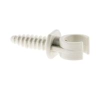 Zenitech - Lot de 10 clips avec chevilles Ø16mm - Gris