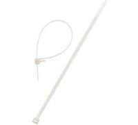 Lot de 10 colliers de câblage réutilisables - 4,8x 200mm - Transparent - Zenitech