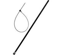 Zenitech - Lot de 10 colliers réutilisables 7,6x 250mm - Noir Noir G
