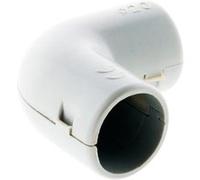 Zenitech - Lot de 10 Équerres IRL Ø20mm - PVC Durable - Pour Conduits Rigides, Installation Tubes Électriques Intérieurs - Fixation Fiable - Bricolage et Professionnels - Gris
