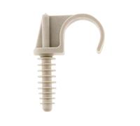 Zenitech Lot de 10 fixe tubes Ø20mm Gris