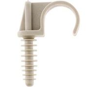 10 Fixe Tube ?20 mm Gris - Zenitech