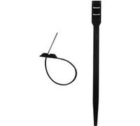 Zenitech - Colliers de câblage - Lot de 100 - 6 x 175 mm - Noir