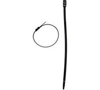 Zenitech - Colliers de câblage Lot 100 9x350mm Plastique durable Noir