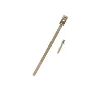 Zenitech - Lot de 100 colliers embases avec chevilles Ø16/32 mm