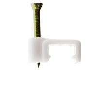 Zenitech - Lot de 100 crochets de fixation Ø1mm - Blanc