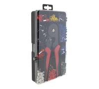 Zenitech Pince à sertir + lot de 1200 cosses – 0,5 à 10 mm²