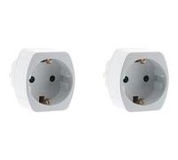Zenitech - Lot de 2 adaptateurs Allemagne/France Schuko