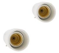 Zenitech - Lot de 2 adaptateurs douille B22/E14