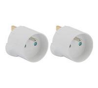 Zenitech - Lot de 2 adaptateurs France/Angleterre