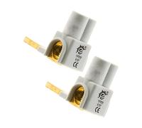 Zenitech Lot de 2 bornes de raccordement Horizontales