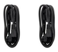 Zenitech - Lot de 2 cordons alimentation HO5RRF 3G1mm² classe 1