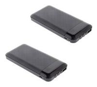 Zenitech - Lot de 2 powerbanks compacts batterie nomade USB-A/C