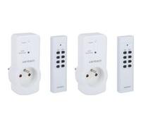Zenitech - Lot de 2 prises télécommandées portée 25m - Blanc Blanc