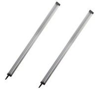 Zenitech - Lot de 2 réglettes extraplates LED 5W + détecteur de mouvement - 50cm G