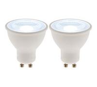 elexity - Lot de 2 spots LED GU10 - 5W - Blanc neutre - 400 Lumen - 6500K - A+ - Zenitech