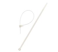 Zenitech - Lot de 20 Colliers de Câblage 4,8x300mm - Plastique Robuste - Sécurisation Câbles/Gaines/Tubes IRL, Installation Électrique - Facile à Manipuler - Transparent