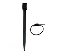 Zenitech - Lot de 20 Colliers de Câblage 9x260mm - Faciles à Manipuler et Robustes - Idéaux pour Câbles, Gaines et Tubes IRL - Noir - 260mm