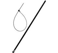 Zenitech - Lot de 20 colliers réutilisables 7,6x 250mm - Noir Noir G