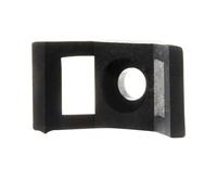 Zenitech - Lot de 20 embases à visser - Noir