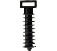 Zenitech - Lot de 20 embases Noires pour chevilles