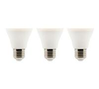 Zenitech - Lot de 3 ampoules LED E27 6W - Blanc chaud - 470lm 2700K blanc G