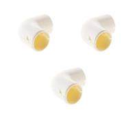 Zenitech - Lot de 3 équerres IRL Ø16mm - Blanc