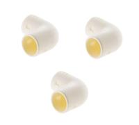 Zenitech - Lot de 3 équerres IRL Ø20mm - Blanc