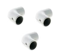 Zenitech - Lot de 3 équerres IRL Ø20mm - Gris