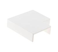 Zenitech - Lot de 4 angles plats 30 x 10mm - Blanc