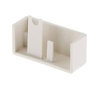Zenitech - Lot de 4 embouts pour moulure 30 x 10mm - Blanc