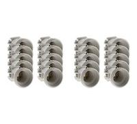 Zenitech - Lot de 40 douilles de chantier E27 - Blanc blanc