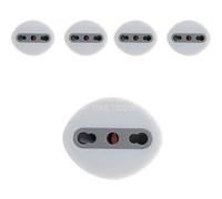 Zenitech - Lot de 5 adaptateurs voyage France/Italie