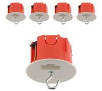 Zenitech - Lot de 5 boîtes DCL point de centre Ø65mm