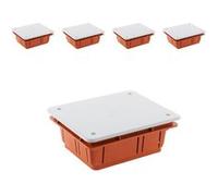 Zenitech - Lot de 5 boîtes dérivation à encastrer