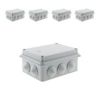 Zenitech - Lot de 5 boites dérivation IP54 à visser