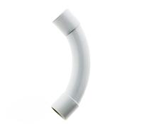 Zenitech - Lot de 5 Courbes pour Tube IRL Ø20mm - Courbes de Dérivation en PVC Rigide pour Organisation de Câblages - Adaptables à Différentes Tailles de Câbles - Gris