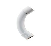 Zenitech - Lot de 5 Courbes pour Tube IRL en PVC Rigide Ø16mm - Installation Facile pour Dérivations de Câblage - Adaptable à Différents Diamètres de Câbles - Gris - Ø16mm