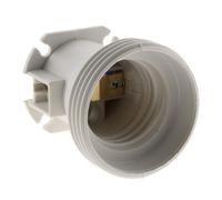 Zenitech - Lot de 5 Douilles de Chantier E27 - Douille pour Culot E27 - Idéal pour Chantiers et Travaux - Matériau Résistant - Blanc