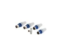 Zenitech - Lot 5 Fiches TV: 2 mâles, 2 femelles, 1 Té de dérivation ø9.5mm