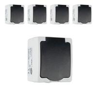 Zenitech Lot de 5 Prises saillie 16A 2P+T IP54 - Aquae