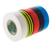 Zenitech Lot de 5 adhésifs 19mm x 20m 5 couleurs