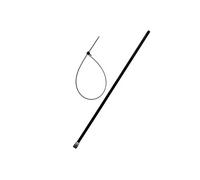 Lot de 50 colliers réutilisables 7,6x 370mm - Noir - Zenitech