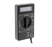 Zenitech - Multimètre Digital 7 Fonctions CAT III 600V - Appareil de Mesure Précis avec Calibres Multiples - Livré avec Pile 9V et Pointes de Touches Intégrées - Noir